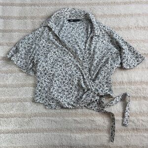2/$25 Zara Wrap Top